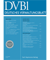 DVBl - Deutsches Verwaltungsblatt
