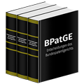 BPatGE - Entscheidungen des Bundespatentgerichts
