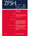 ZFSH/SGB - Zeitschrift für die sozialrechtliche Praxis
